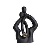 Maxbell Lovers Statue Ceramic Couple Sculpture for Wedding Gifts Engagement Bedroom