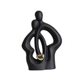 Maxbell Lovers Statue Ceramic Couple Sculpture for Wedding Gifts Engagement Bedroom