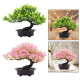 Maxbell Artificial Bonsai Tree Fake Bonsai Tree for Living Room Yard Desktop Display Green