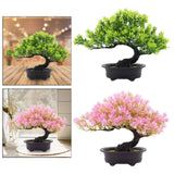 Maxbell Artificial Bonsai Tree Fake Bonsai Tree for Living Room Yard Desktop Display Green