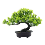 Maxbell Artificial Bonsai Tree Fake Bonsai Tree for Living Room Yard Desktop Display Green