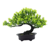 Maxbell Artificial Bonsai Tree Fake Bonsai Tree for Living Room Yard Desktop Display Green