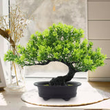 Maxbell Artificial Bonsai Tree Fake Bonsai Tree for Living Room Yard Desktop Display Green