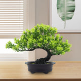 Maxbell Artificial Bonsai Tree Fake Bonsai Tree for Living Room Yard Desktop Display Green