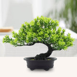 Maxbell Artificial Bonsai Tree Fake Bonsai Tree for Living Room Yard Desktop Display Green