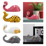 Maxbell Wall Hook Towel Hook Wall Hanger Wall Mounted Key Holder for Bag Robe Closet Flamingo