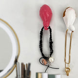 Maxbell Wall Hook Towel Hook Wall Hanger Wall Mounted Key Holder for Bag Robe Closet Flamingo