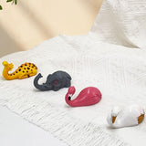Maxbell Wall Hook Towel Hook Wall Hanger Wall Mounted Key Holder for Bag Robe Closet Flamingo