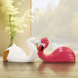 Maxbell Wall Hook Towel Hook Wall Hanger Wall Mounted Key Holder for Bag Robe Closet Flamingo
