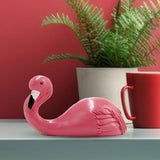 Maxbell Wall Hook Towel Hook Wall Hanger Wall Mounted Key Holder for Bag Robe Closet Flamingo