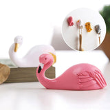 Maxbell Wall Hook Towel Hook Wall Hanger Wall Mounted Key Holder for Bag Robe Closet Flamingo