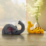 Maxbell Wall Hook Towel Hook Wall Hanger Wall Mounted Key Holder for Bag Robe Closet Giraffe