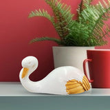 Maxbell Wall Hook Towel Hook Wall Hanger Wall Mounted Key Holder for Bag Robe Closet Swan