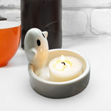 Maxbell Candle Cup Creative Ceramic Candle Holder for Farmhouse Living Room Bathroom