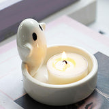 Maxbell Candle Cup Creative Ceramic Candle Holder for Farmhouse Living Room Bathroom