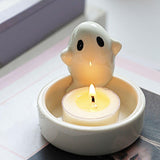 Maxbell Candle Cup Creative Ceramic Candle Holder for Farmhouse Living Room Bathroom