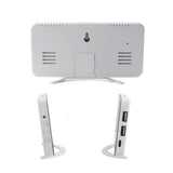 Maxbell Bedroom LED Alarm Clock Desk Clock Stylish for Desktop Apartment Living Room