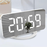 Maxbell Bedroom LED Alarm Clock Desk Clock Stylish for Desktop Apartment Living Room