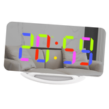 Maxbell Bedroom LED Alarm Clock Desk Clock Stylish for Desktop Apartment Living Room