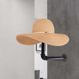 Maxbell Wig Display Stand Wall Mounted Removable Hat Rack for Salon Home Living Room