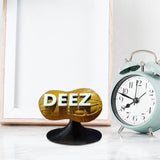 Maxbell Peanut Statue Collectible Creative Nut Sculpture for Bedroom Home Decoration