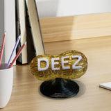 Maxbell Peanut Statue Collectible Creative Nut Sculpture for Bedroom Home Decoration