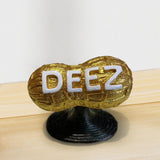 Maxbell Peanut Statue Collectible Creative Nut Sculpture for Bedroom Home Decoration