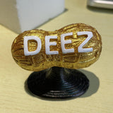 Maxbell Peanut Statue Collectible Creative Nut Sculpture for Bedroom Home Decoration