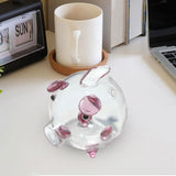 Maxbell Piggy Bank Pig Statue Ornament Festival Gift Money Saving Box for Adult Kids