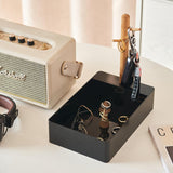 Maxbell Keys Storage Tray Japanese Style with Branch for Cufflinks Sundries Bracelet Black