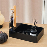 Maxbell Keys Storage Tray Japanese Style with Branch for Cufflinks Sundries Bracelet Black