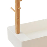 Maxbell Keys Storage Tray Japanese Style with Branch for Cufflinks Sundries Bracelet White