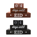 Maxbell Ramadan Advent Calendar Wooden DIY for Celebrations Living Room Eid Decor