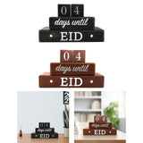 Maxbell Ramadan Advent Calendar Wooden DIY for Celebrations Living Room Eid Decor