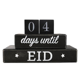 Maxbell Ramadan Advent Calendar Wooden DIY for Celebrations Living Room Eid Decor