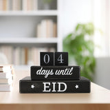 Maxbell Ramadan Advent Calendar Wooden DIY for Celebrations Living Room Eid Decor