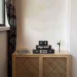 Maxbell Ramadan Advent Calendar Wooden DIY for Celebrations Living Room Eid Decor