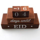 Maxbell Ramadan Advent Calendar Wooden DIY for Celebrations Living Room Eid Decor