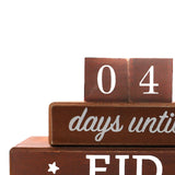 Maxbell Ramadan Advent Calendar Wooden DIY for Celebrations Living Room Eid Decor