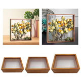 Maxbell Shadow Box Frame Floating Picture Frame for Handicrafts Flower Memorabilia
