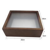 Maxbell Dried Flower Display Case Wood Shadow Box Frame for Keepsake Wedding Photos