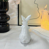Maxbell 3Pcs Rabbit Statue Ornaments Cute Animal Decorations for Bedroom Yard Indoor