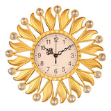 Maxbell Wall Hanging Clock Sparkling Bling Creative Mute for Home Living Room Office Style A