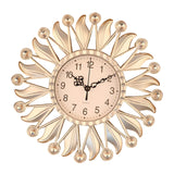 Maxbell Wall Hanging Clock Sparkling Bling Creative Mute for Home Living Room Office Style B