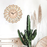 Maxbell Wall Hanging Clock Sparkling Bling Creative Mute for Home Living Room Office Style B