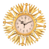 Maxbell Wall Hanging Clock Sparkling Bling Creative Mute for Home Living Room Office Style C