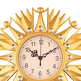 Maxbell Wall Hanging Clock Sparkling Bling Creative Mute for Home Living Room Office Style C
