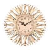 Maxbell Wall Hanging Clock Sparkling Bling Creative Mute for Home Living Room Office Style D