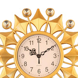 Maxbell Wall Hanging Clock Sparkling Bling Creative Mute for Home Living Room Office Style E