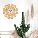 Maxbell Wall Hanging Clock Sparkling Bling Creative Mute for Home Living Room Office Style G